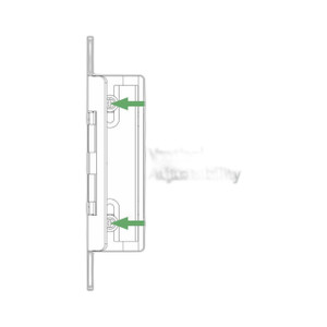 HES 801A-630 Satin Stainless Steel Faceplate