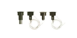HES DPS-M-WH magnetic door sensor close-up detail view