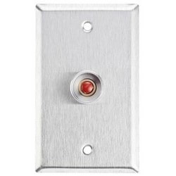 RP-26WH HES security remote plate component with protective guard ring feature