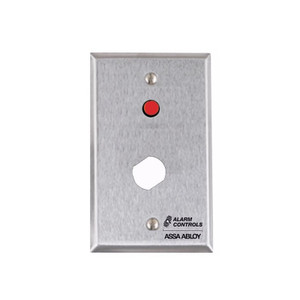 HES RP-08 Remote Plate Stainless Steel Red LED