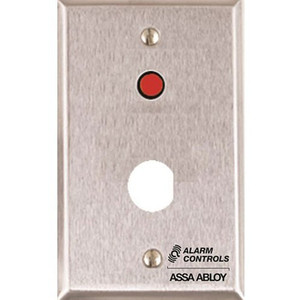 HES RP-07 Remote Plate Stainless Steel Red LED