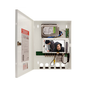 Speco Technologies D8WHUM4TB 8 Channel Wall Mount HU DVR w/ Monit