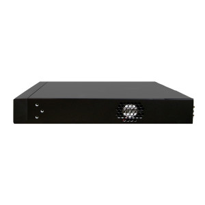 H6HRLN4TB 6 channel hybrid security recorder specifications label closeup
