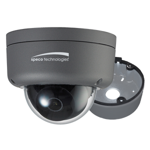 Speco HID8 security camera 3.6mm lens detail, 2MP HD-TVI surveillance