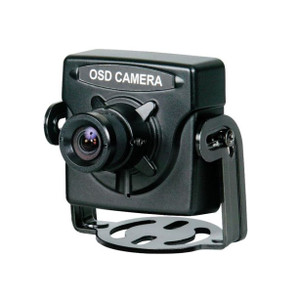 Speco HTINT40T1 2MP indoor surveillance camera lens and connector close-up