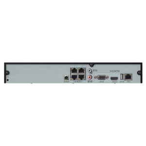 Speco N4NRL4TB 4-Channel 4K H.265 NVR PoE