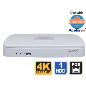 Speco N4NRM10TB 4-Channel 4K H.265 NVR PoE