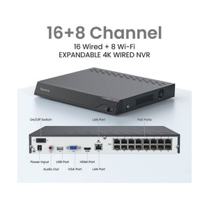 Speco Technologies N8WNRE16TB 8-Channel Wall Mount NVR