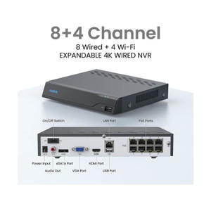 Speco Technologies N8WNRP2TB 8-Channel Wall Mount NVR