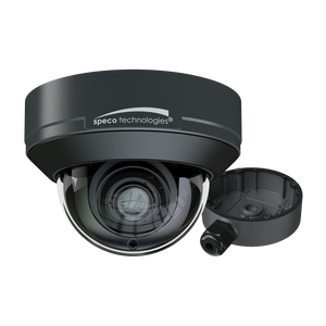 Speco O4FB2M 4MP AI Bullet Camera close-up lens and housing detail