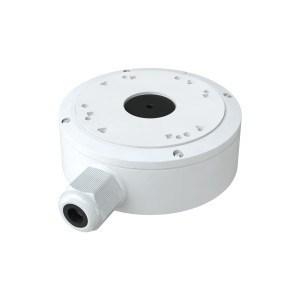 Speco O4FT2W 4MP AI turret camera lens and housing close-up