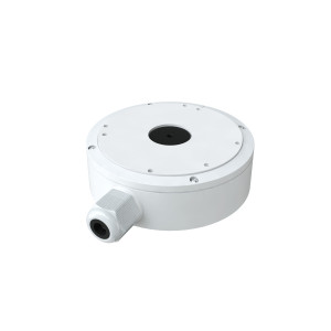 Speco O4LT1M security camera turret mount showing installation and weatherproof design details