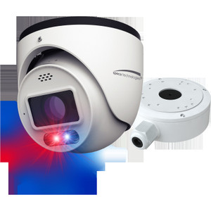 Speco Technologies O4TDD1M 4MP AI IP Turret Camera 2.8-12mm lens