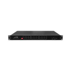Speco Technologies P24S26G2 24-Port Gigabit PoE+ Unmanaged Switch
