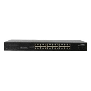Speco P24S26G2 24-Port Gigabit PoE+ Unmanaged Switch