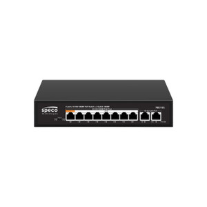 Speco P8S10G 10-Port Gigabit PoE Switch