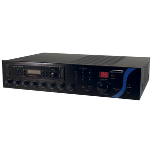 Speco Technologies PBM60AT 60W PA Mixer Amplifier with Tuner front view