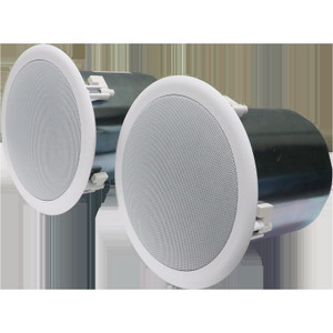 Speco Technologies SP5NXCTUL Pair of 5" UL Metal Backcan Speakers