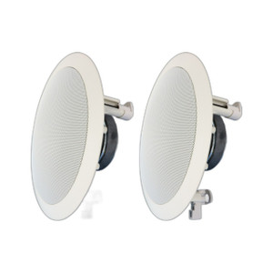 Speco SPCBC6 ceiling speaker detail showing tweeter and woofer components