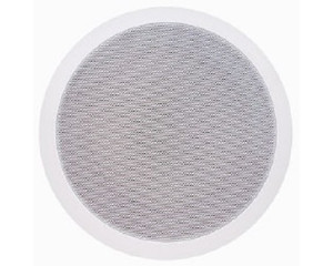 SPG86TC 8-inch speaker front panel detail showing volume control by Speco Technologies