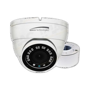 Speco Technologies VLDT3WM turret camera side angle showing compact mount design