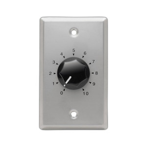 Speco WAT10 Speco Technologies WAT10 10W 70/25V Mono Attenuator with Wallplat