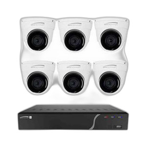 Speco ZIPK8T2 Speco Technologies ZIPK8T2 8Ch NVR w/ 6 Outdoor IR 5MP IP Cameras