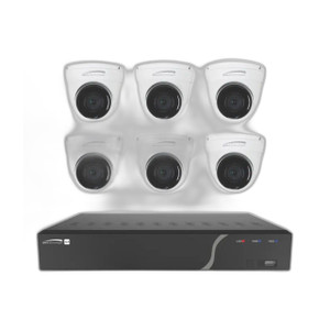 Speco ZIPK8TA Speco Technologies ZIPK8TA 8Ch NVR w/ 5 Outdoor IR 5MP IP Cameras