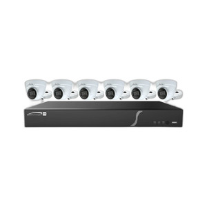 Speco Technologies ZIPL86T2 - Speco ZIPL86T2 8-Channel IP Surveillance Kit 6 Turrets 2TB