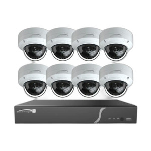 Speco Technologies ZIPL88D2 - Speco ZIPL88D2 8-Channel IP Dome Kit 2TB