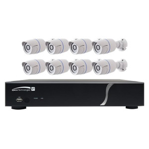 Speco Technologies ZIPT88B2 8CH HD-TVI DVR 1080p 120fps 2TB surveillance recorder front view