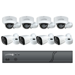 Speco Technologies ZIPT8BD2 8CH DVR w/ 4 IR Bullet and 4 IR Dome