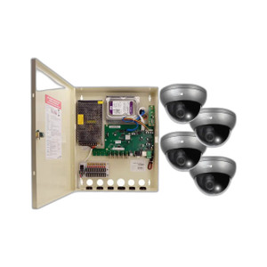 Speco Technologies ZIPTWP471 - Speco ZIPTWP471 4CH HD-TVI Wall Mount DVR Bundle