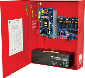 Altronix AL1042ULADA 24VDC 10A NAC power extender front view with terminals and status indicators