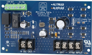 AL201ULB Altronix 12 volt DC power supply unit side angle
