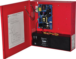 Altronix AL600ULXR 12/24VDC 6A power supply with battery charger unit front view