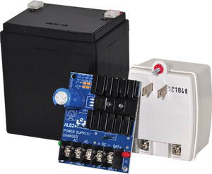 Altronix AL62412C 12VDC 1.2A linear power supply front view with specifications label