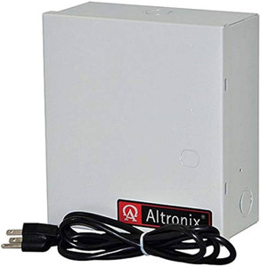 Altronix ALTV248300ULM3 24VAC power distribution module rear panel and mounting bracket