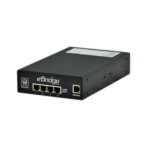 Altronix EBRIDGE4PCRX 4 Port Managed IP and POE Receiver, CAT5