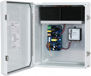 Altronix NETWAYSP1BT2 network switch back panel connections and SFP module slots