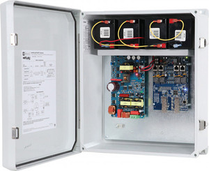 Altronix 4-Port PoE++ network device specifications and mounting hardware