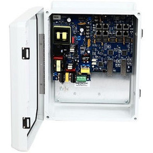 Altronix NETWAYSP8WP PoE network switch ports and connections close-up detail