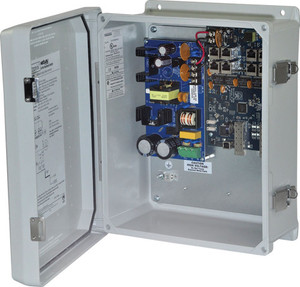 NETWAYSP8WPX2 8-Port Gigabit switch top panel LED indicators and status lights