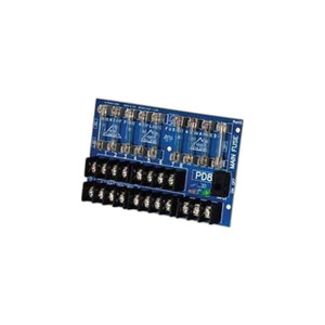 Altronix PD8 DIN rail mounted security power supply distribution unit