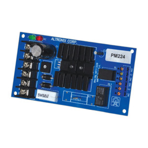 Altronix PM224 24VDC linear power supply charger for security surveillance systems