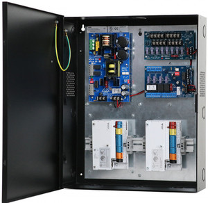 Altronix T1AXK3F2S 24VDC 6A power supply charger front view with specifications