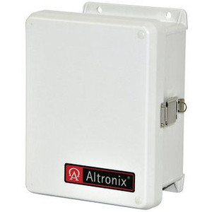Altronix WP4 stainless steel weatherproof enclosure side view detail