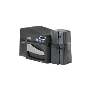 HID 055328 Fargo DTC4500E FD IO 5127 dual-sided card printer front view