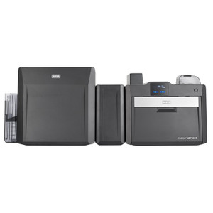 HID HDP6600 094660 card printer rear connectivity ports and power specifications detail