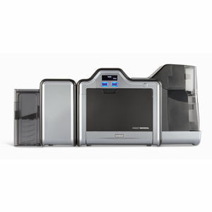 HID 096695 HDP5000e dual-side badge printer top panel and control interface